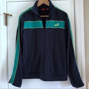 PUMA women’s jacket size L full zip athletic coat